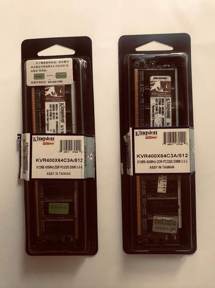 台式电脑金士顿、精益内存条