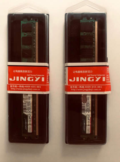台式电脑金士顿、精益内存条